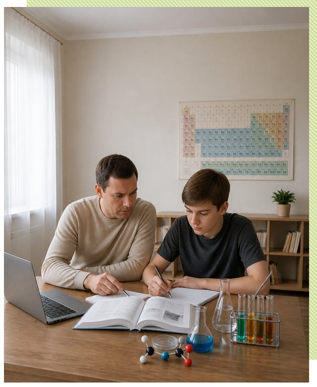 Репетитор по химии 8 класс в Усинске по цене от 1229 р. | Репетитор-Снс